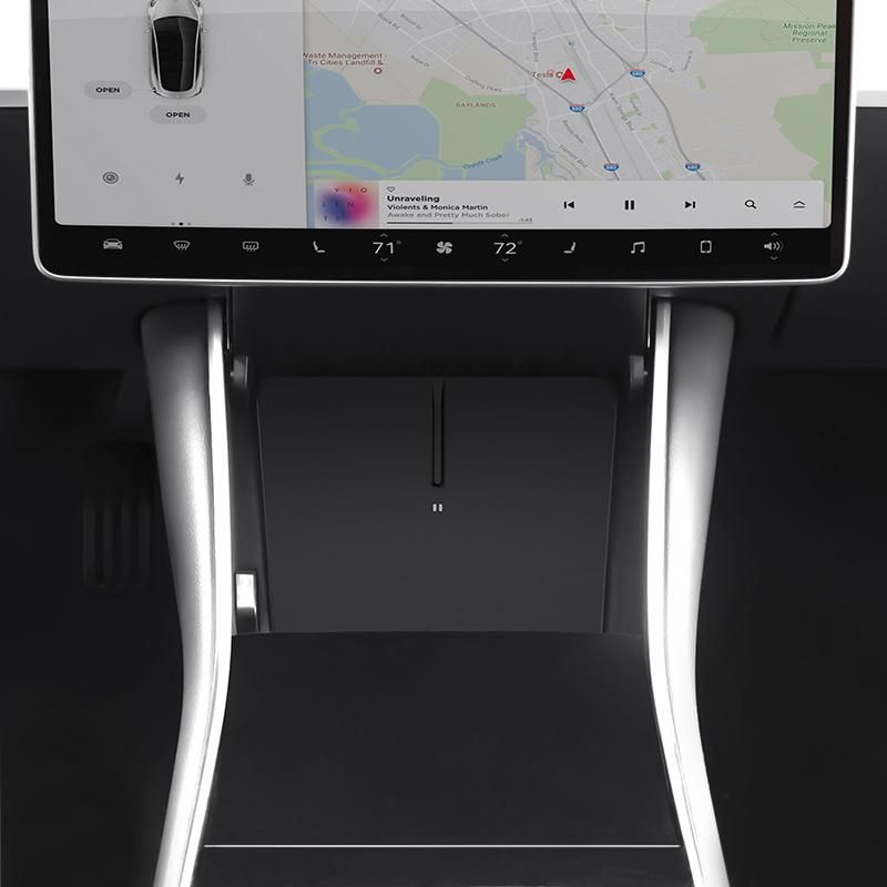 Trådløs Qi Hurtiglader Tesla Model 3 (2018-2020)