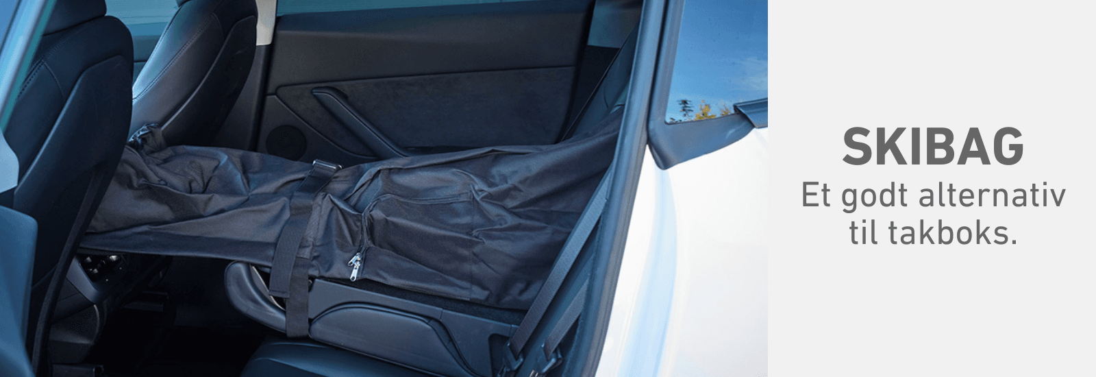skibag tesla universal elbil vinterferie