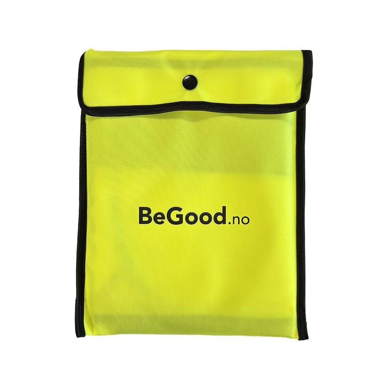 Refleksvest med oppbevaringsbag