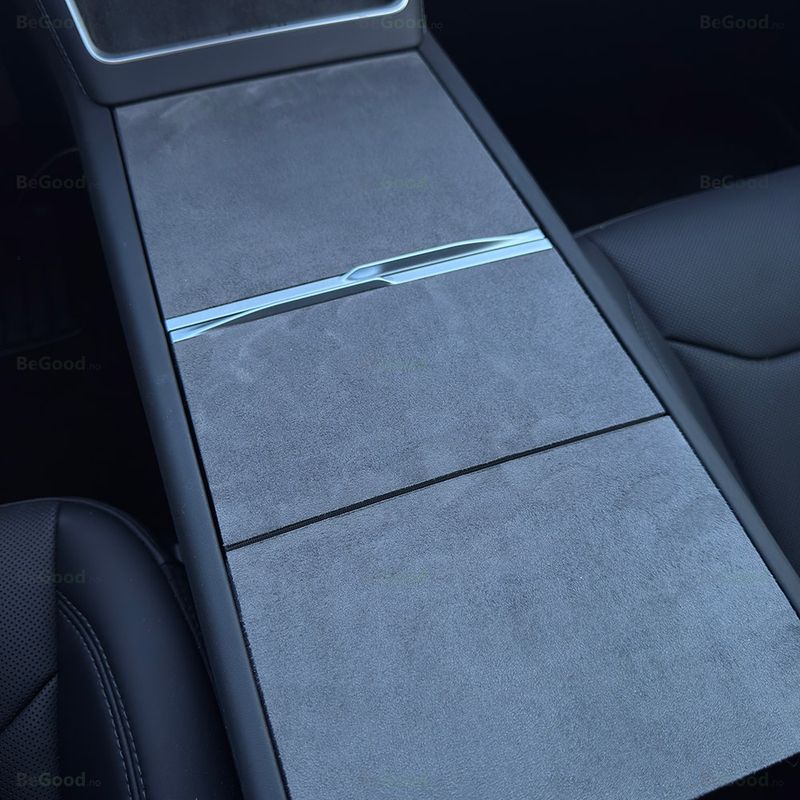Alcantara-folie Midtkonsoll Tesla Model 3 & Y 2023->
